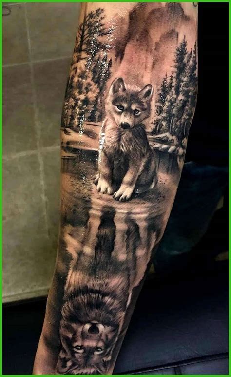 Tatuagem lobo com filhote feminina  Então se você deseja descobrir mais sobre os significados dessa tatuagem e ver algumas imagens